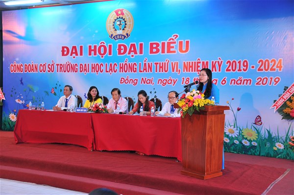 Đại hội đại biểu Công đoàn ĐH Lạc Hồng nhiệm kỳ VI (2019-2024)